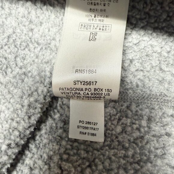 Patagonia Women’s Better Sweater 1/4 Zip Light Gray Size M EUC - Picture 6 of 9